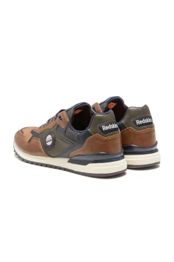 Baskets En Toile Homme Redskins Oyato Brandy Kaki Marine