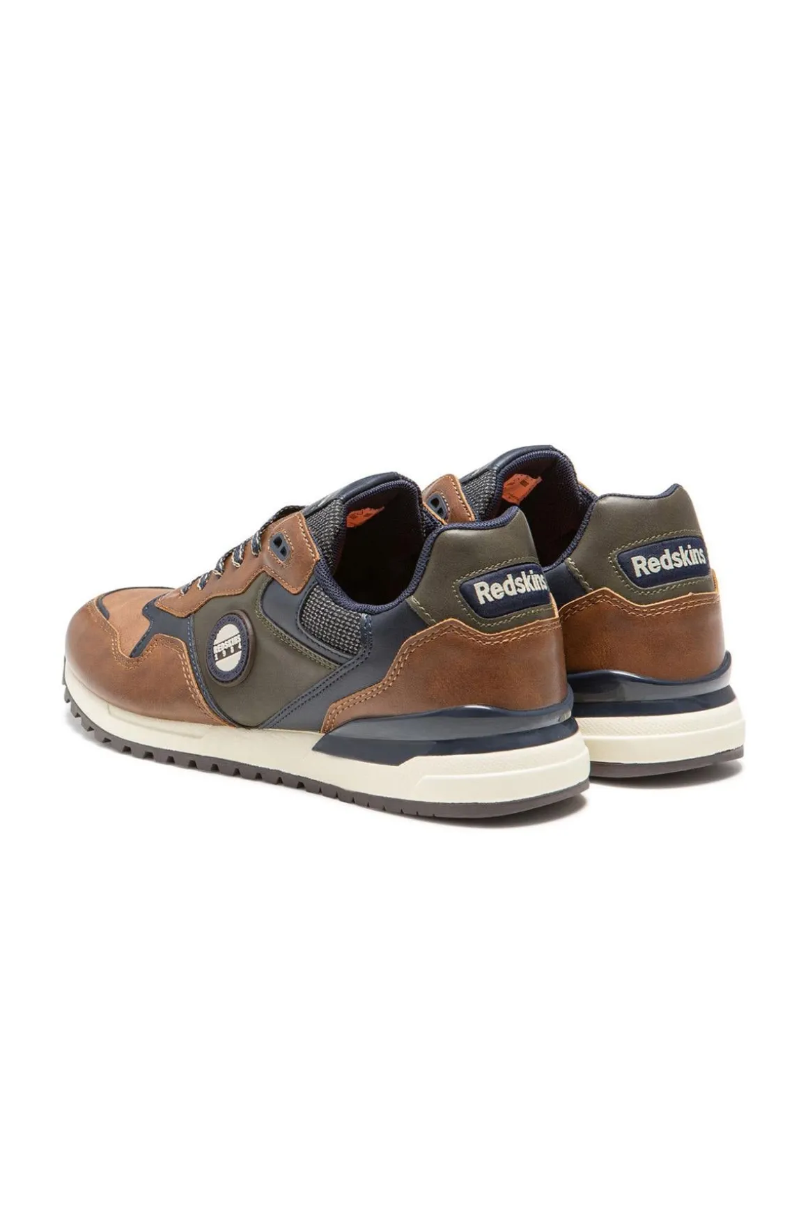 Baskets En Toile Homme Redskins Oyato Brandy Kaki Marine