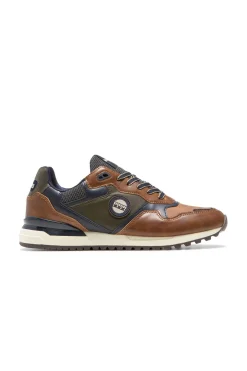 Baskets En Toile Homme Redskins Oyato Brandy Kaki Marine