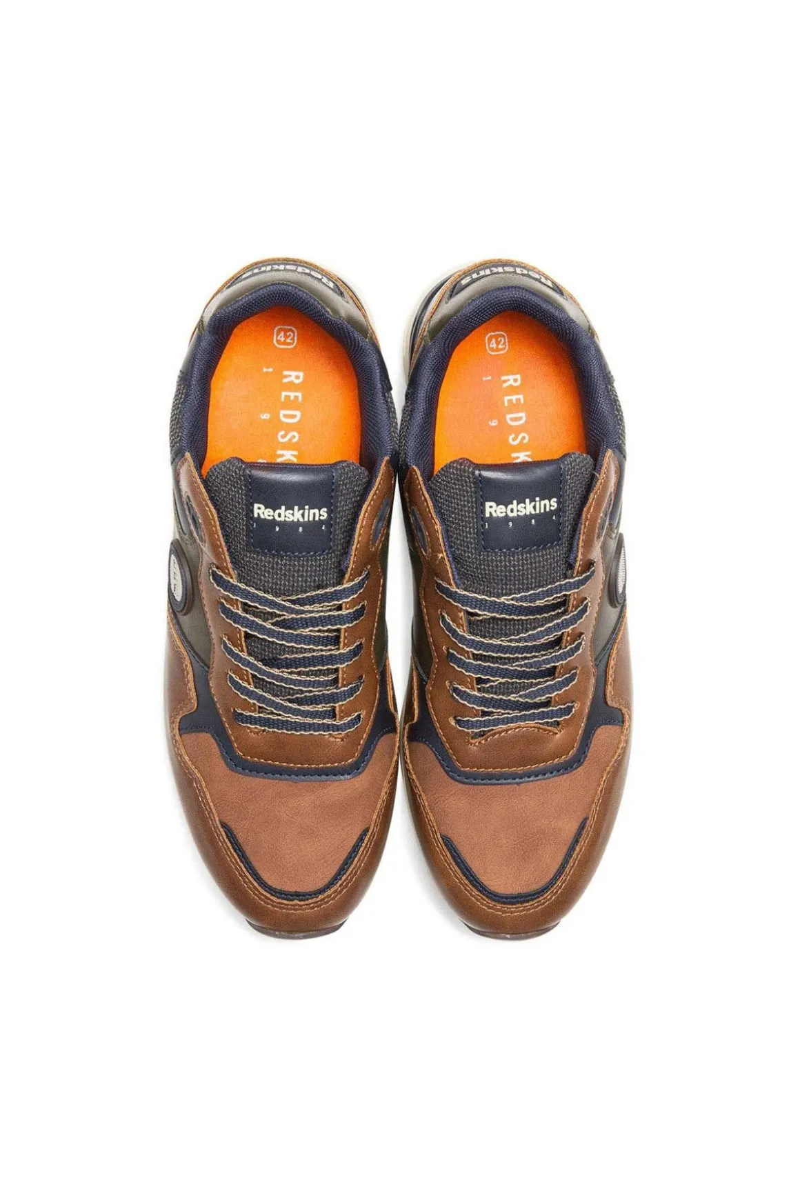 Baskets En Toile Homme Redskins Oyato Brandy Kaki Marine
