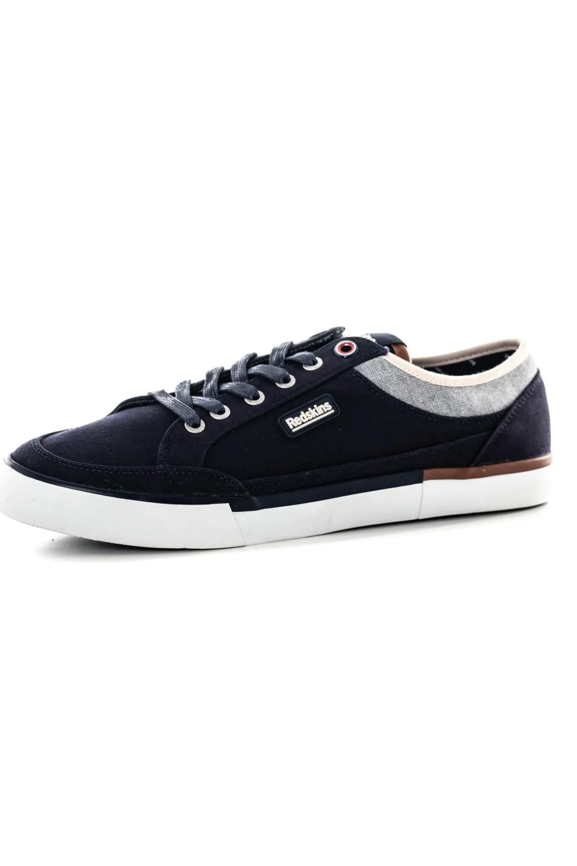 Baskets En Toile Homme Redskins Genial Marine Gris