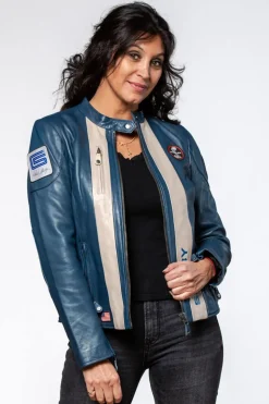 Blouson Femme Carroll Shelby Shelby Women Royal Blue