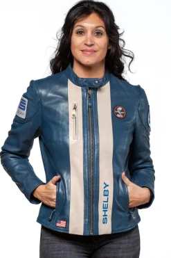 Blouson Femme Carroll Shelby Shelby Women Royal Blue