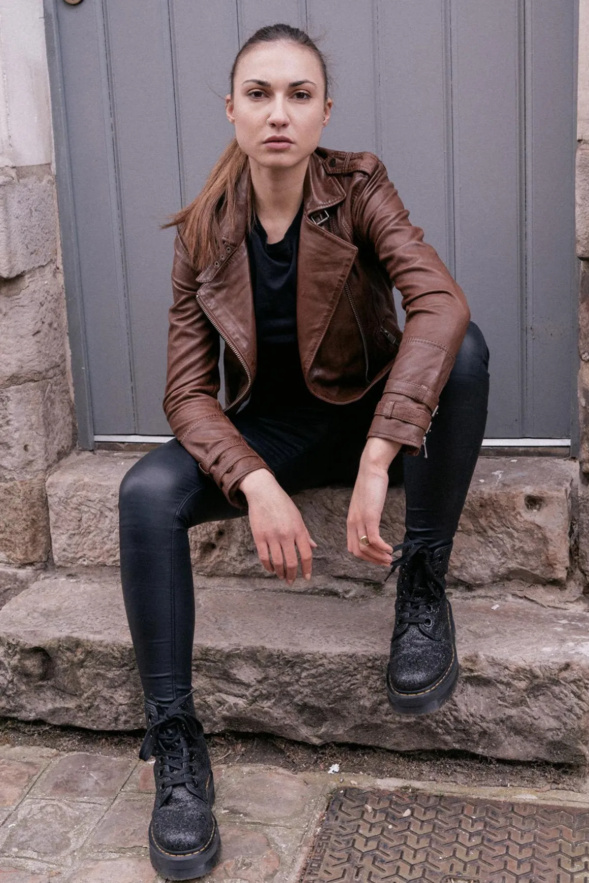 Blouson Femme Cityzen Aprilia 2 Mid Brown