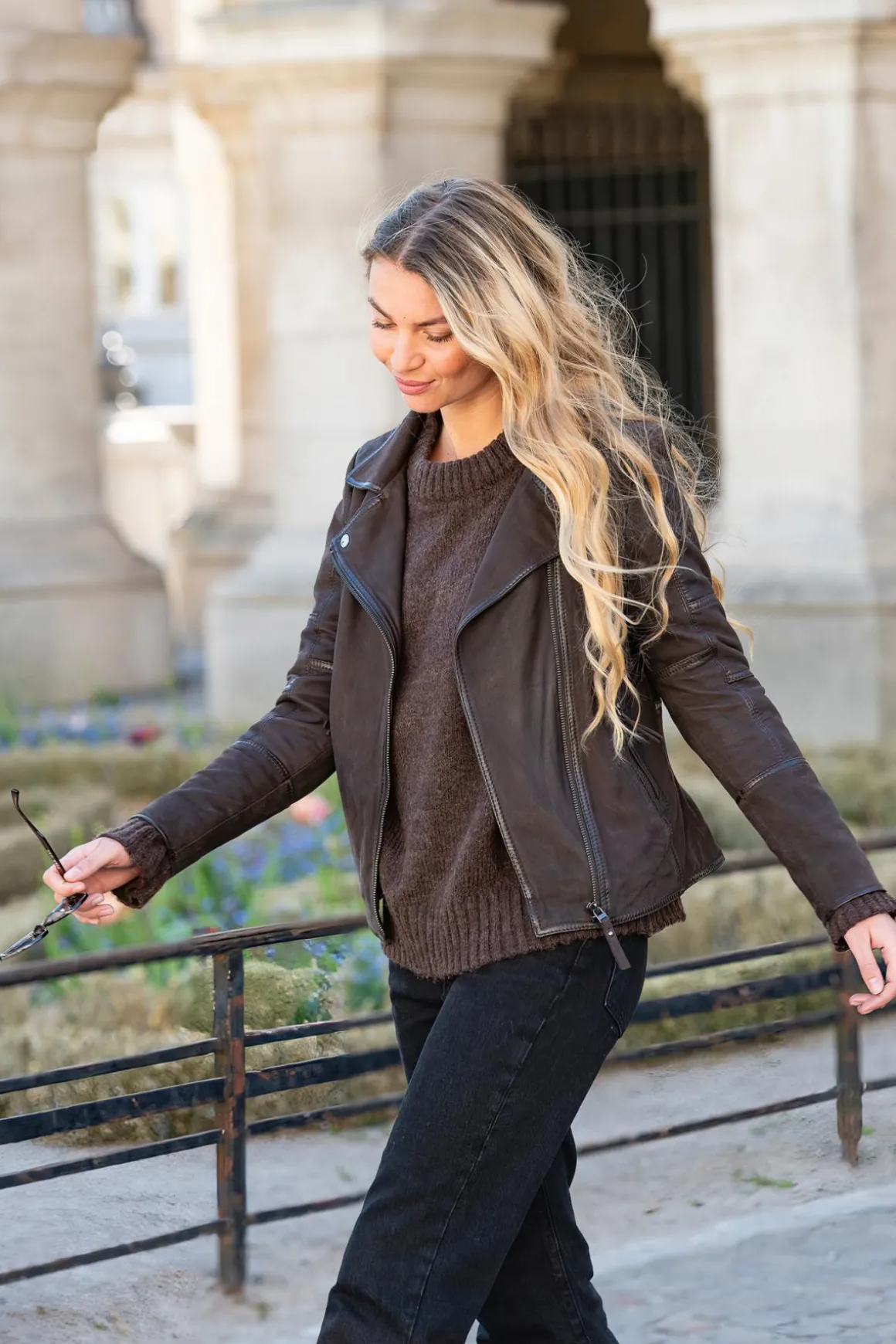 Blouson Femme Cityzen Austin Nubuck Brown