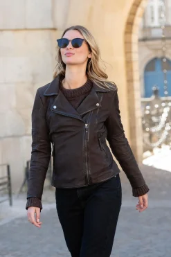 Blouson Femme Cityzen Austin Nubuck Brown