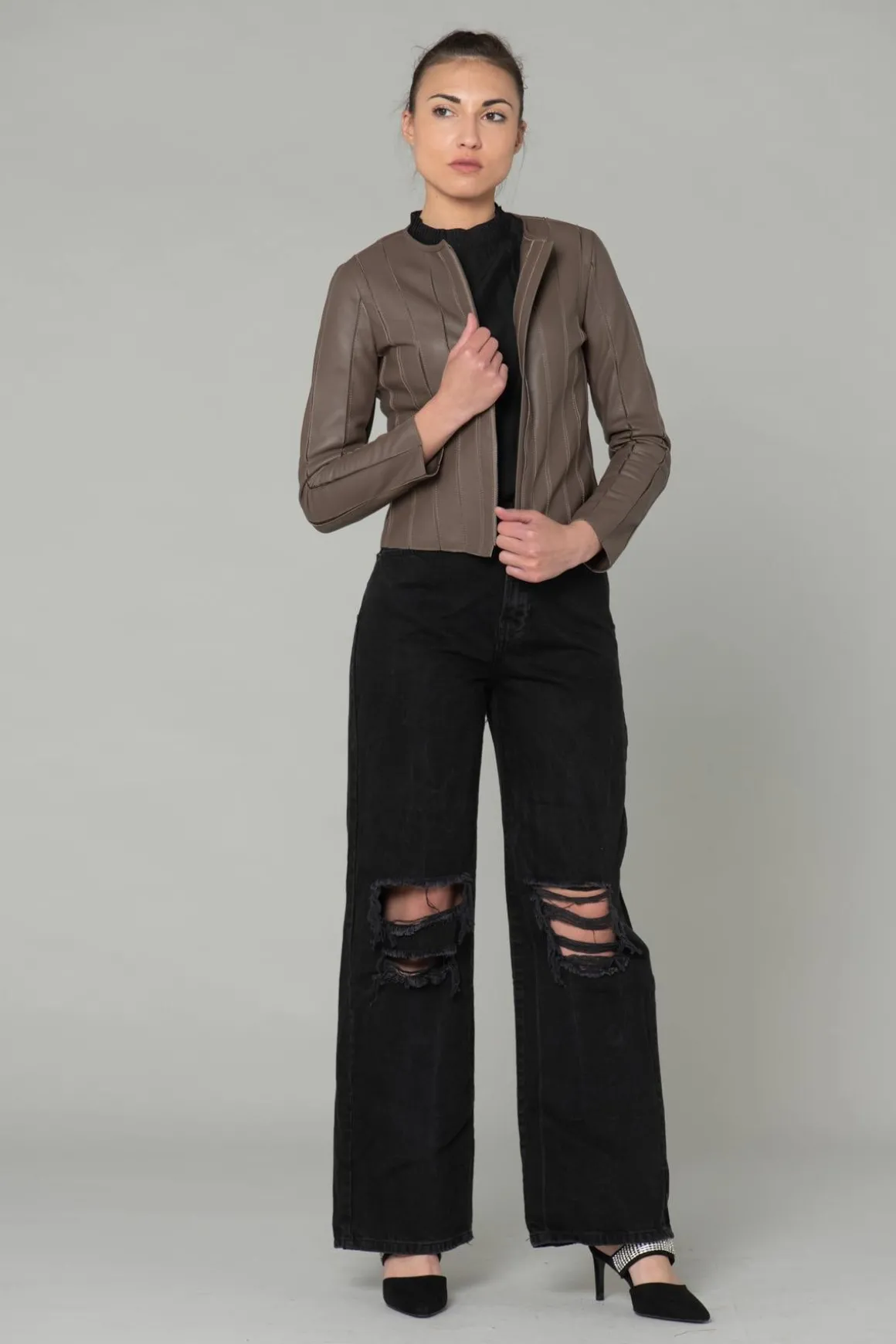 Blouson Femme Cityzen Cynthia Taupe