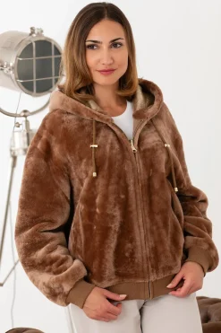 Blouson Femme Cityzen Daniella Taupe Gold