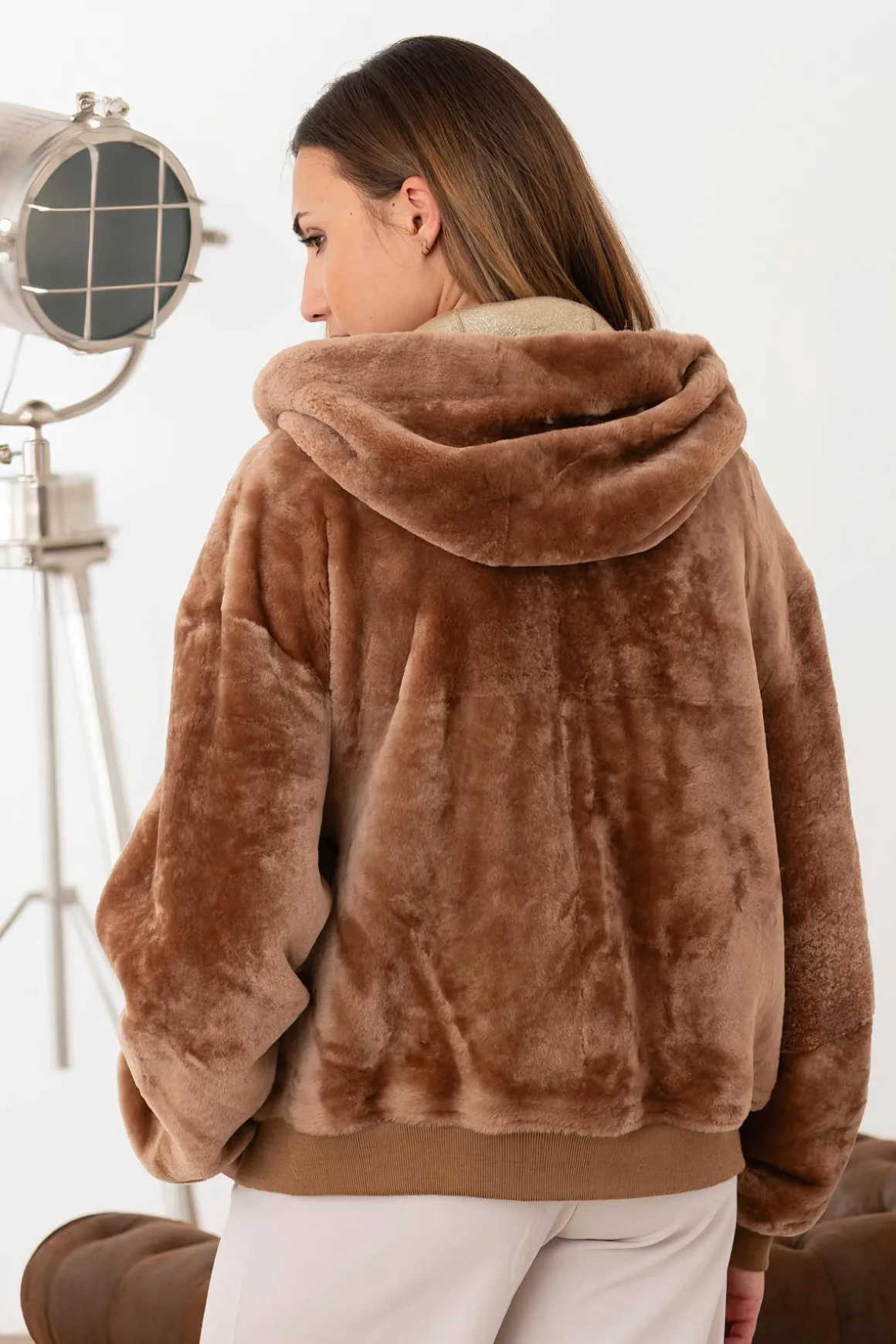 Blouson Femme Cityzen Daniella Taupe Gold