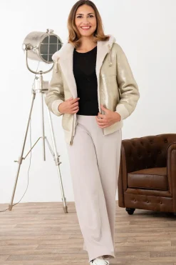 Blouson Femme Cityzen Daniella Ecru Gold