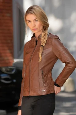 Blouson Femme Cityzen Isabela New Cognac