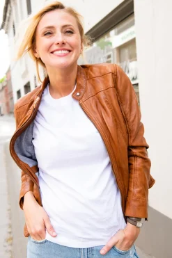 Blouson Femme Cityzen Isabela Cognac