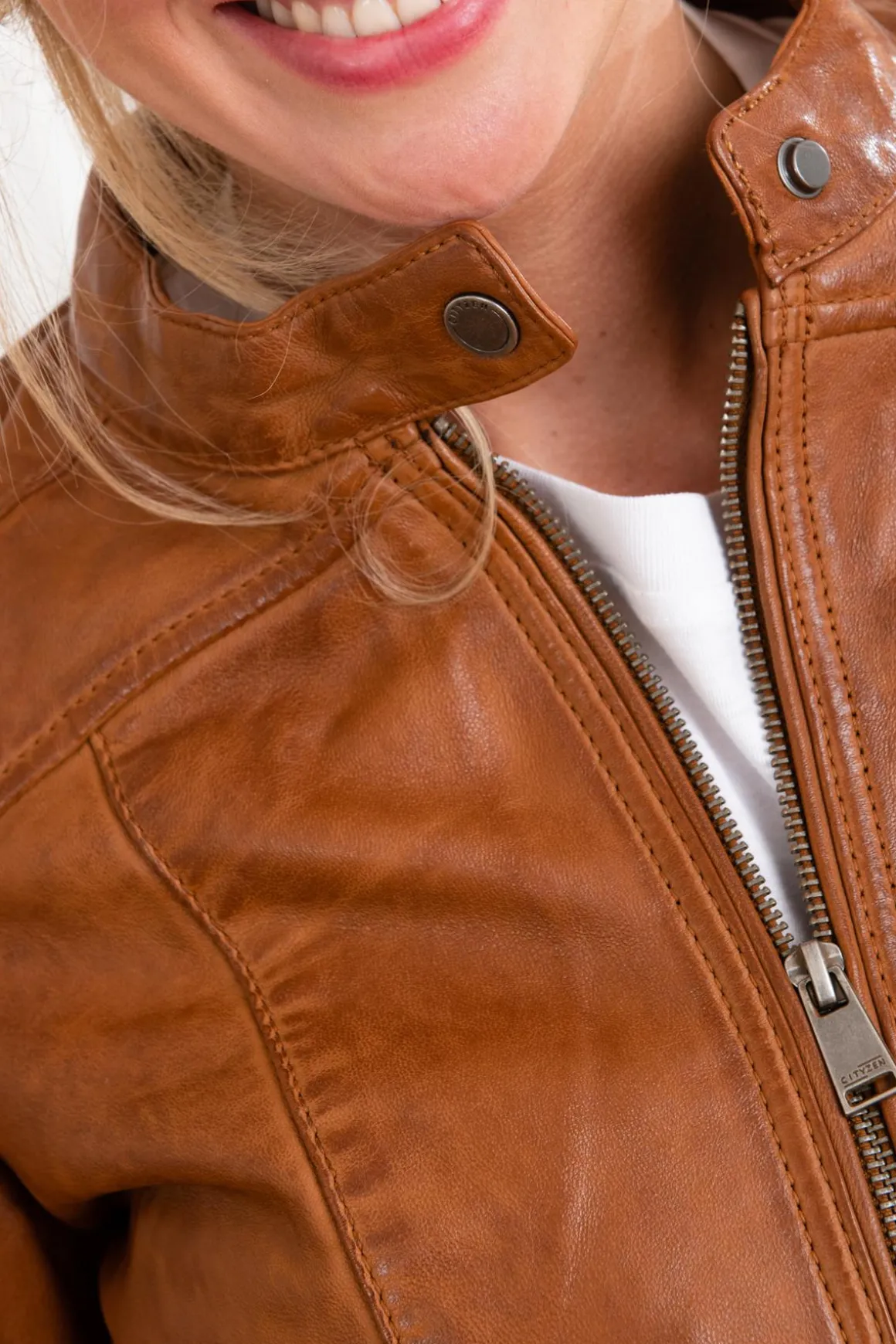 Blouson Femme Cityzen Isabela Cognac