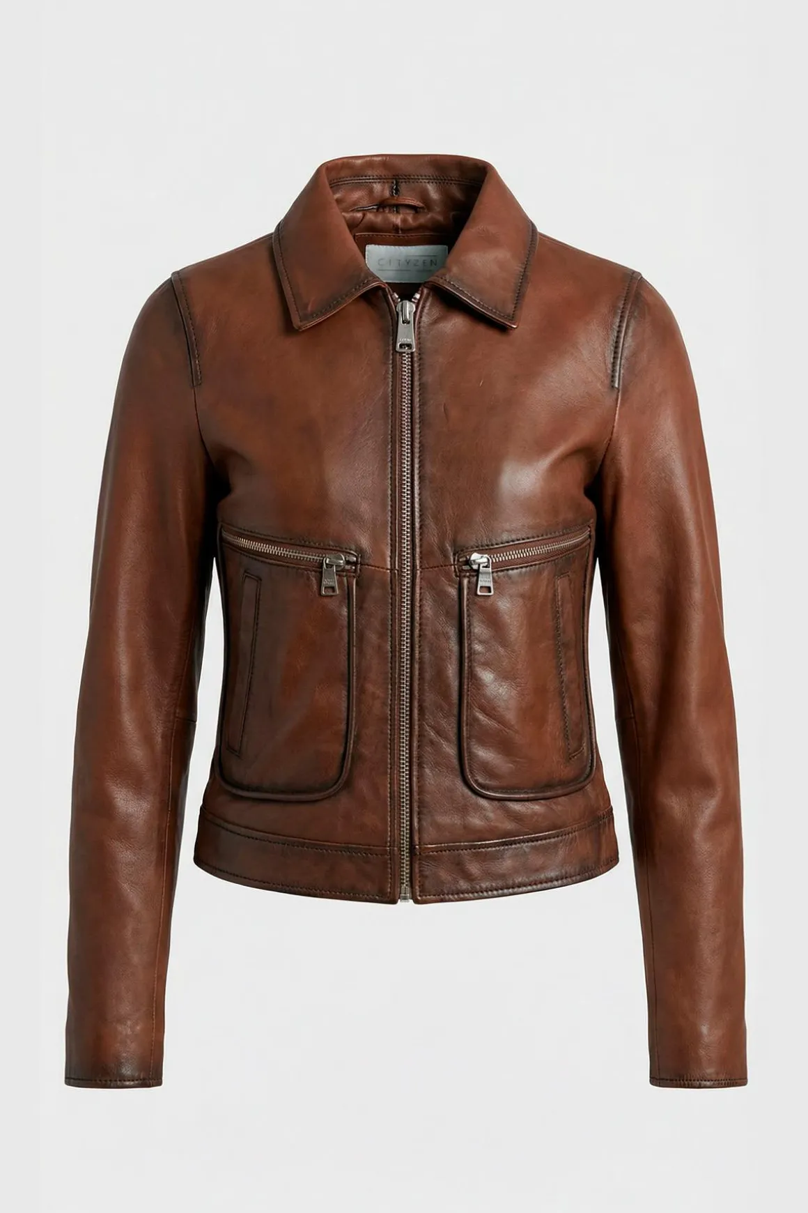 Blouson Femme Cityzen Kanazawa Cognac