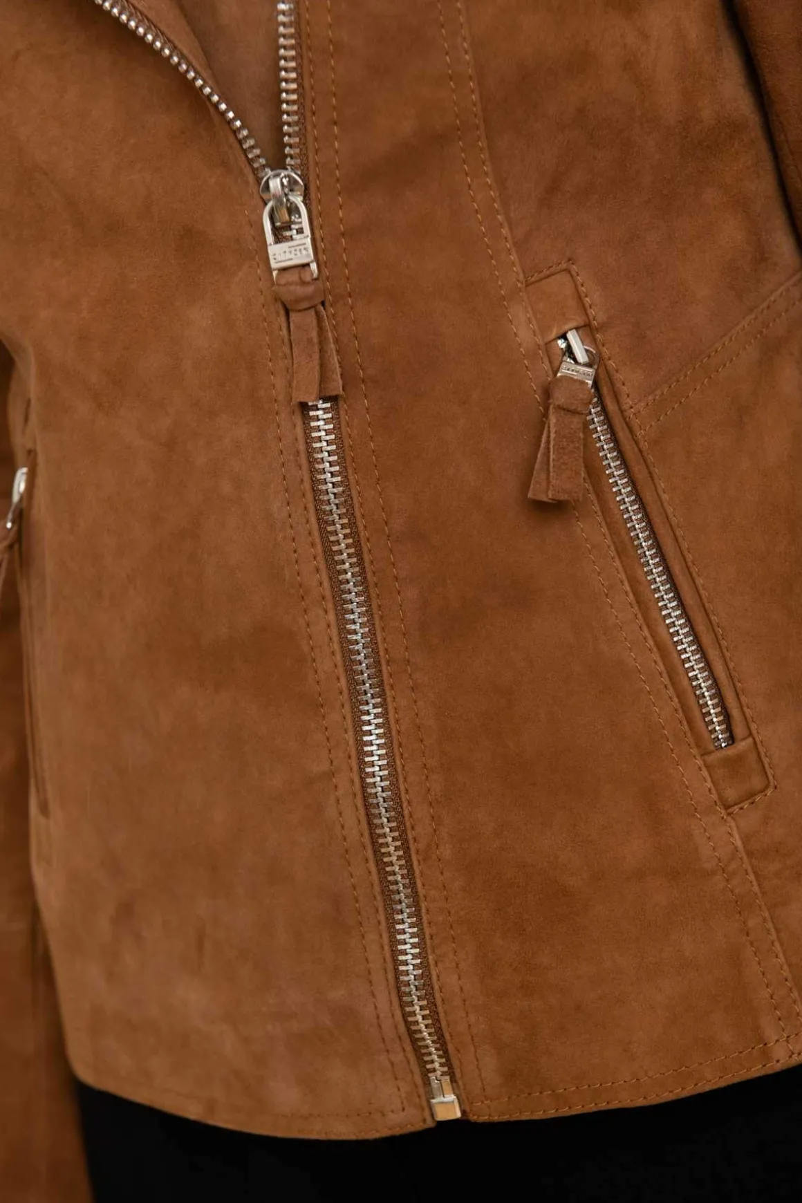 Blouson Femme Cityzen Panama Suede Lt Brown