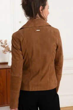 Blouson Femme Cityzen Panama Suede Lt Brown