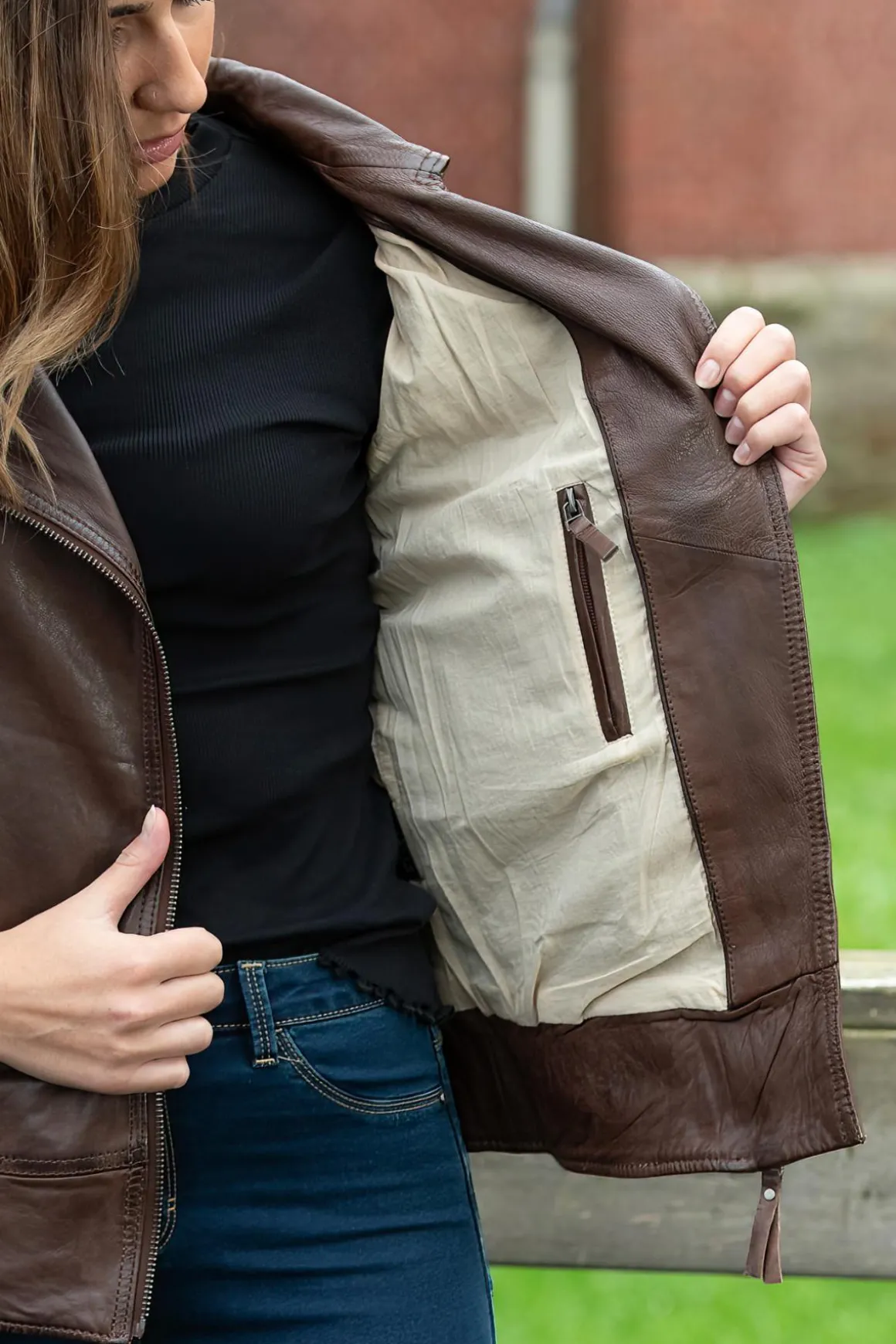 Blouson Femme Cityzen Texas Cz Mid Brown