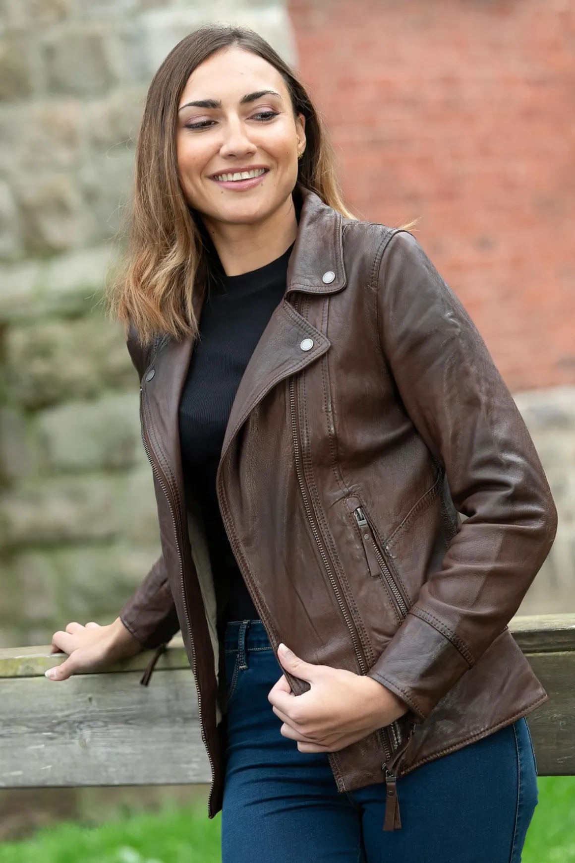 Blouson Femme Cityzen Texas Cz Mid Brown