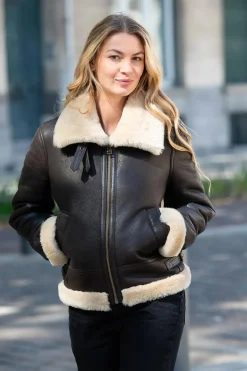 Blouson Femme Cityzen Winchester Brown Beige