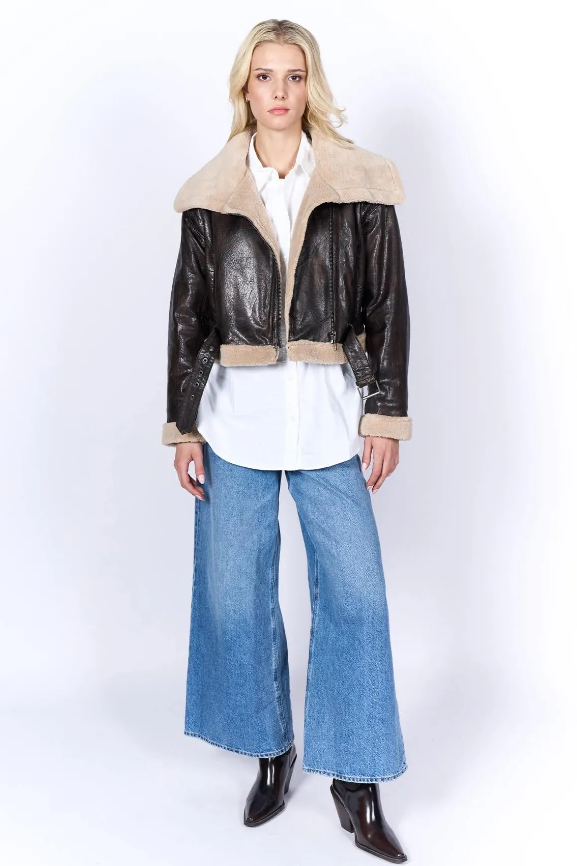 Blouson Femme Freaky Nation Perfect Way Brown Umber