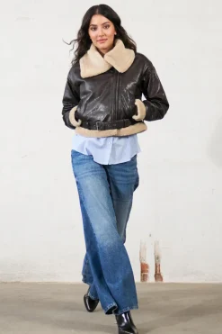 Blouson Femme Freaky Nation Perfect Way Brown Umber