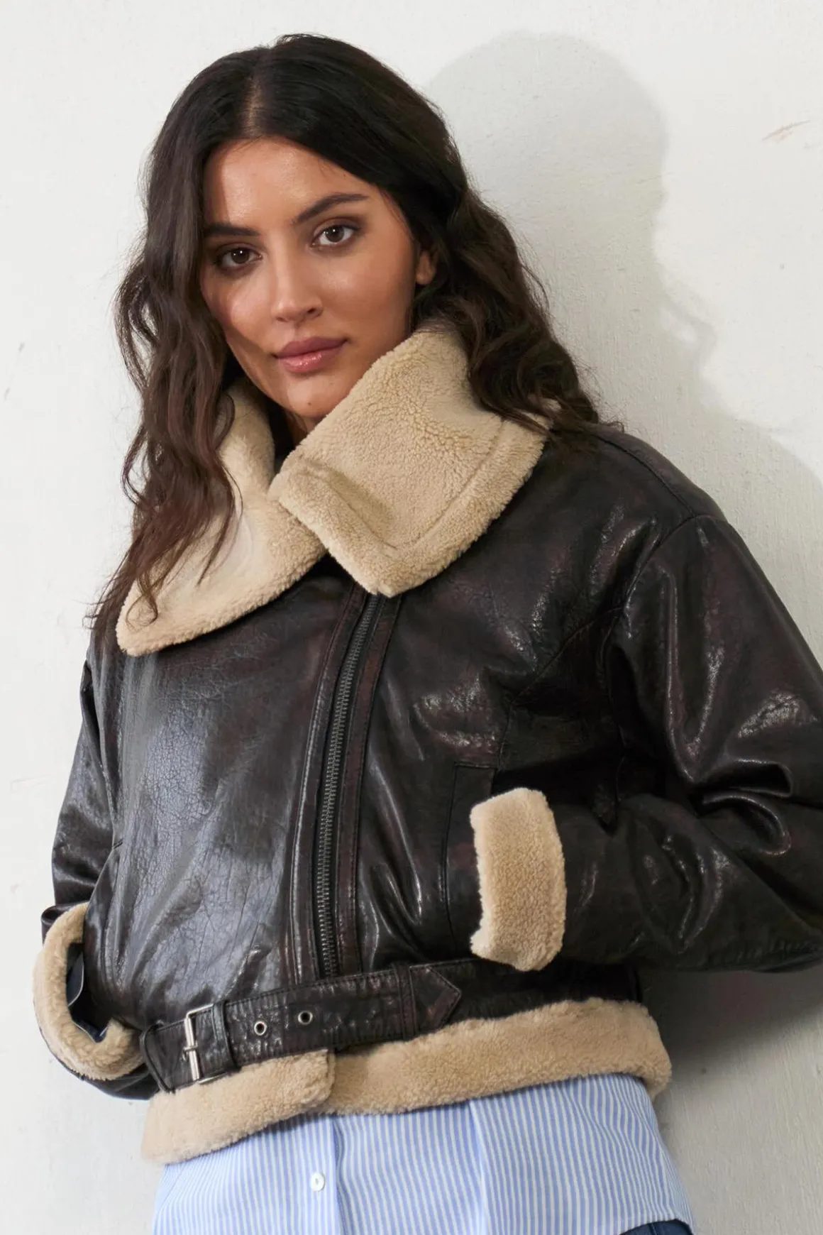 Blouson Femme Freaky Nation Perfect Way Brown Umber