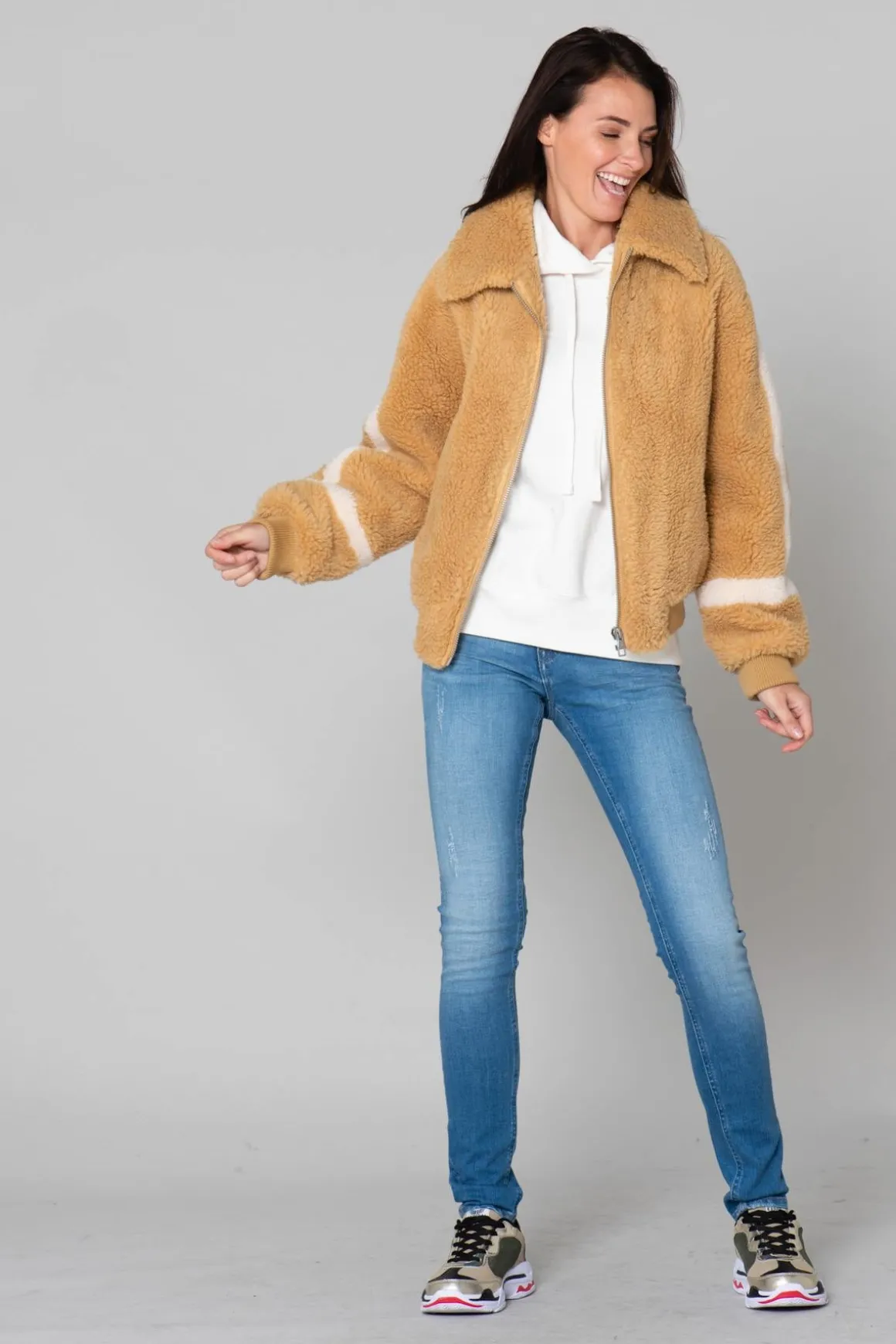 Blouson Femme Giny Betty Moutarde