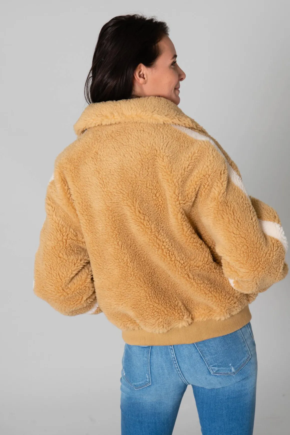 Blouson Femme Giny Betty Moutarde