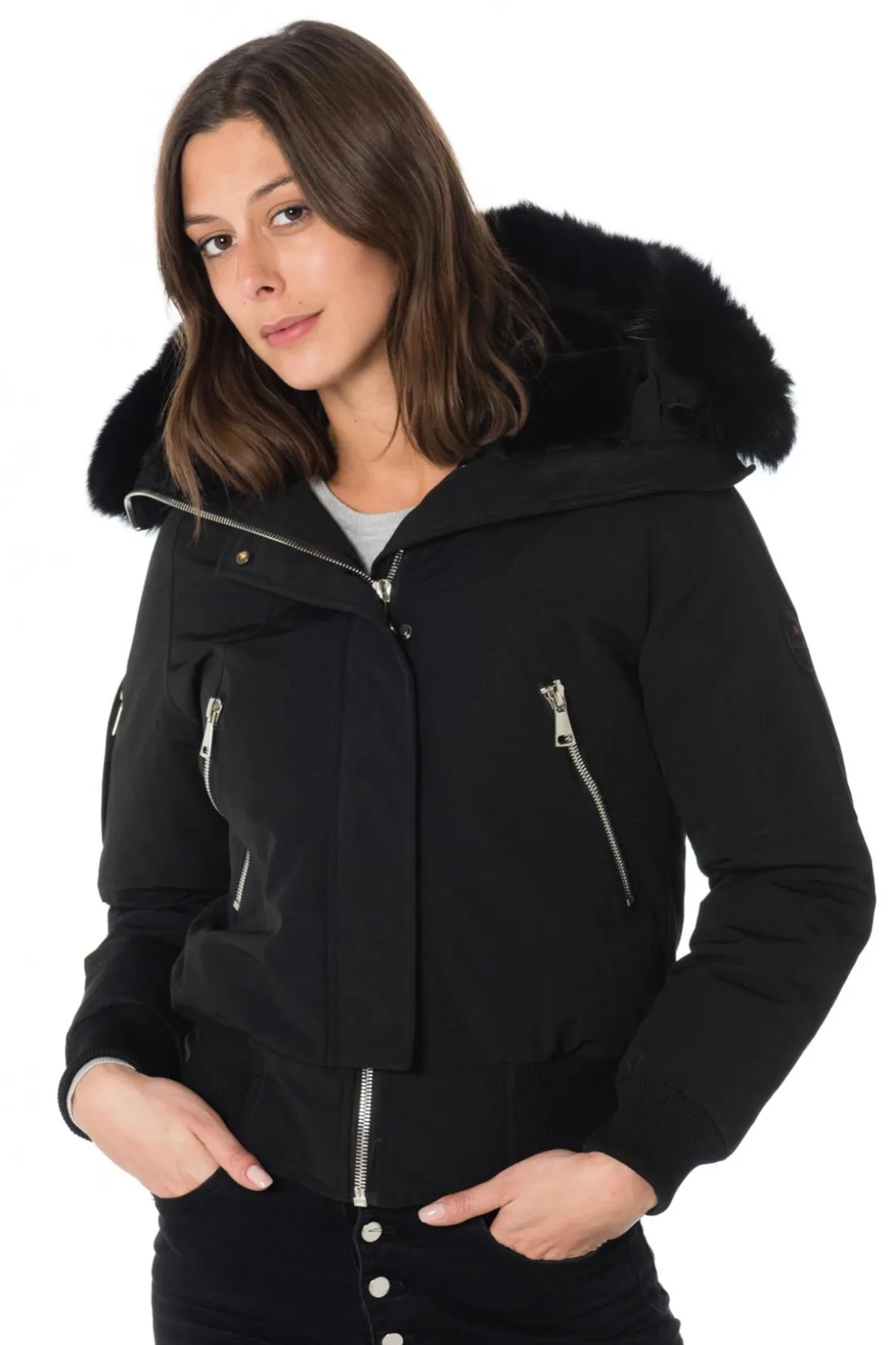 Blouson Femme Helvetica Mountain Pioneers Jura Women Dark Edition Black