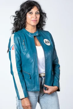 Blouson Femme 24H Le Mans Amanda Sheep Crown Ocean Blue