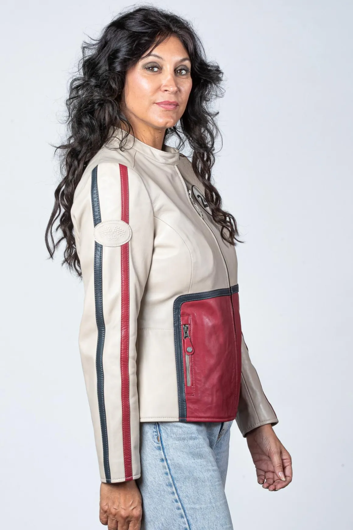 Blouson Femme 24H Le Mans Malia Sheep Crown Ecru Racing