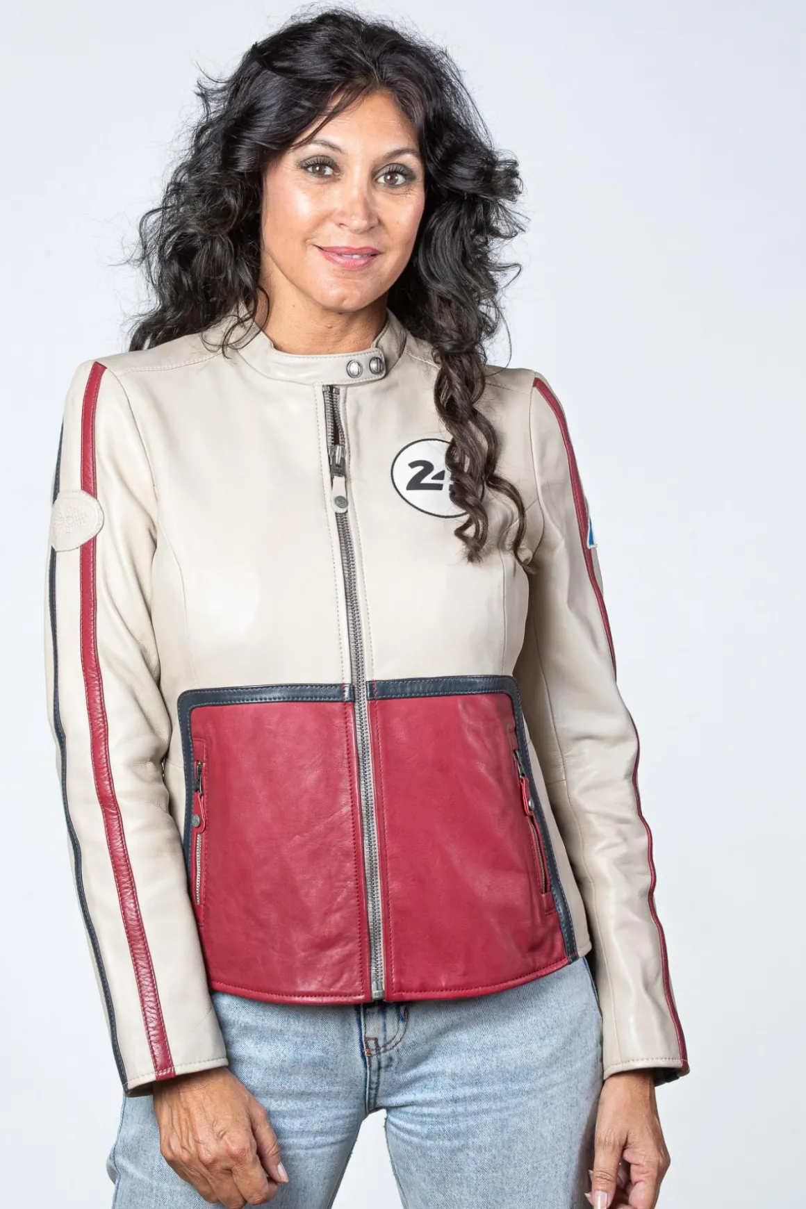 Blouson Femme 24H Le Mans Malia Sheep Crown Ecru Racing