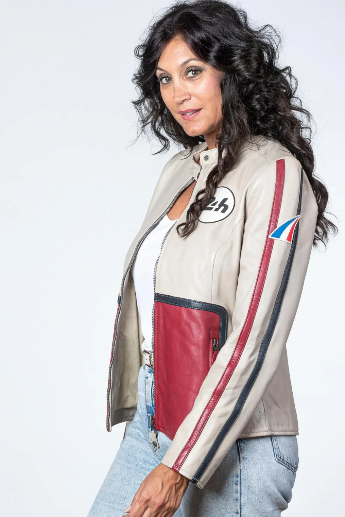 Blouson Femme 24H Le Mans Malia Sheep Crown Ecru Racing