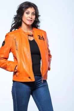 Blouson Femme 24H Le Mans Marylin Orange