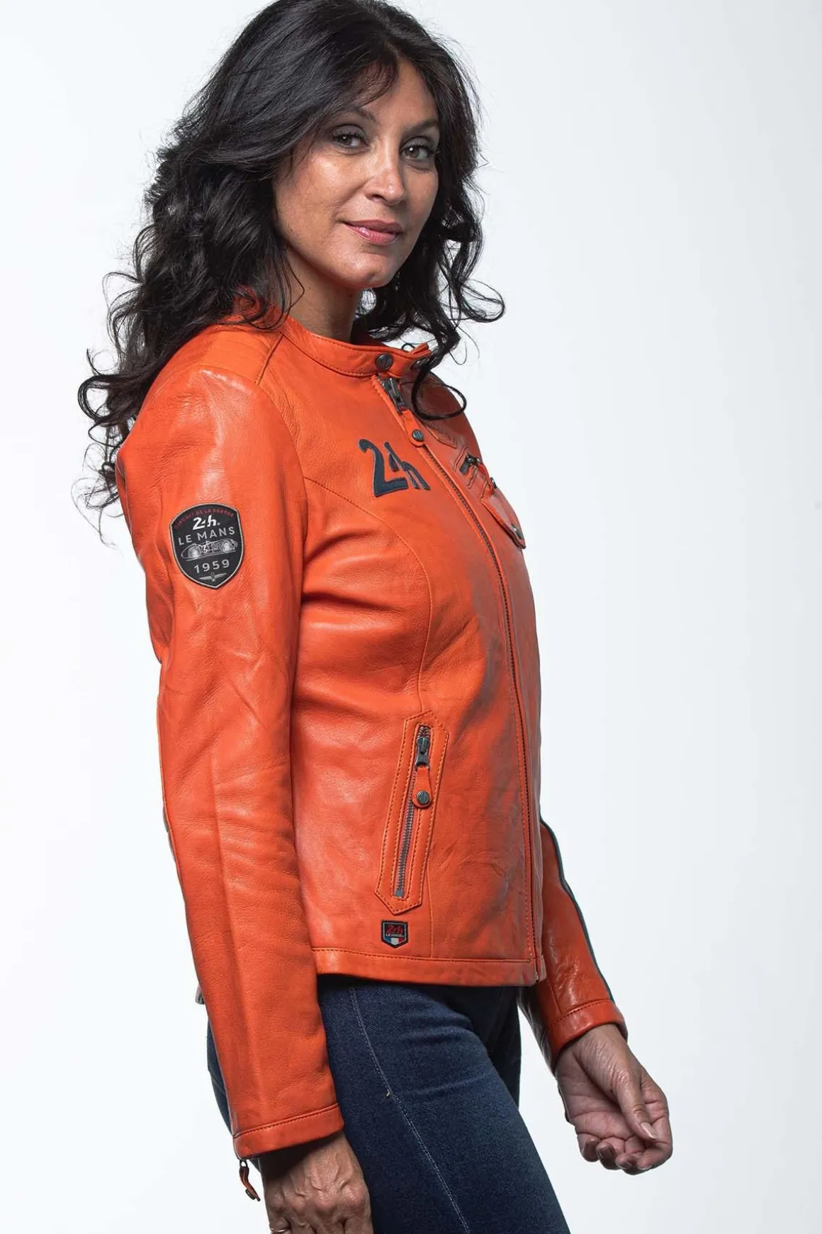 Blouson Femme 24H Le Mans Riley4 Orange