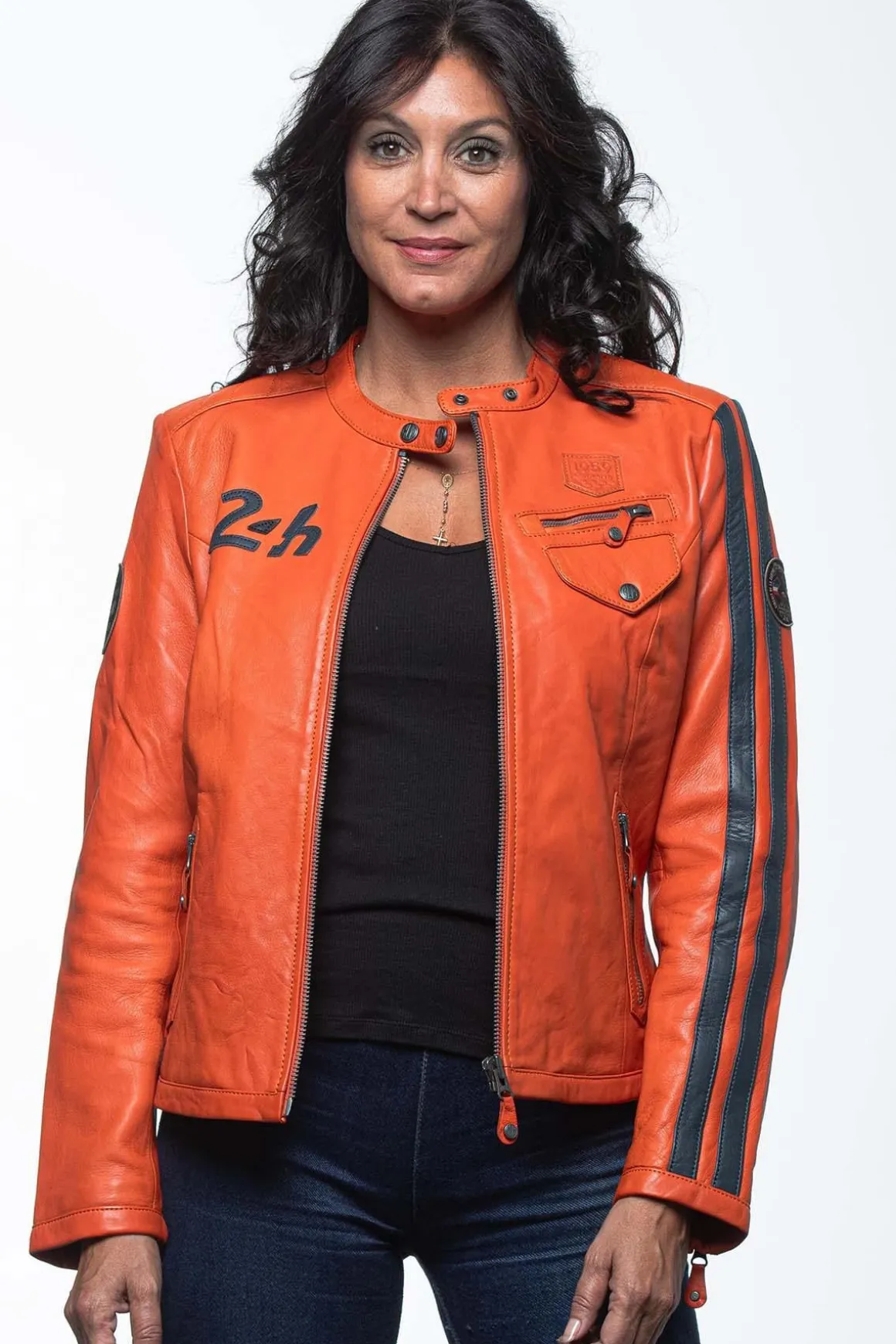 Blouson Femme 24H Le Mans Riley4 Orange
