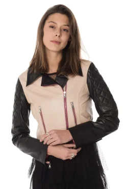 Blouson Femme Jn Llovet Caracas Taupe/Black