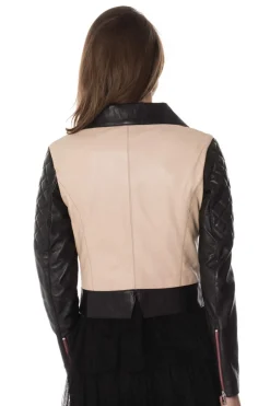 Blouson Femme Jn Llovet Caracas Taupe/Black