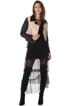 Blouson Femme Jn Llovet Caracas Taupe/Black