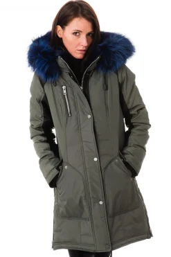 Blouson Femme Nicole Benisti Chelsea Military Blue Zz50