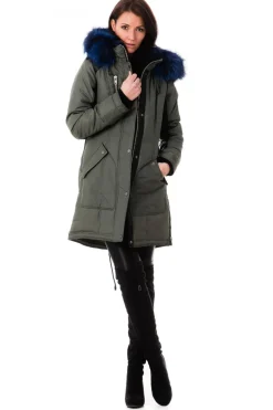 Blouson Femme Nicole Benisti Chelsea Military Blue Zz50