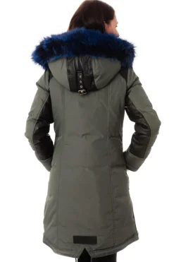 Blouson Femme Nicole Benisti Chelsea Military Blue Zz50