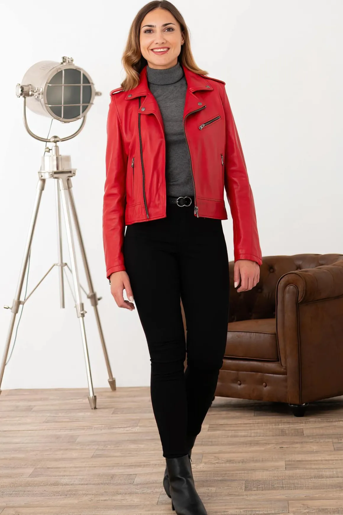 Blouson Femme Oakwood Boogie Rouge Fonce 539