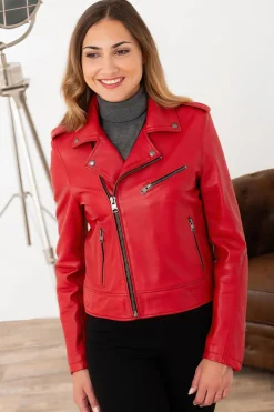 Blouson Femme Oakwood Boogie Rouge Fonce 539