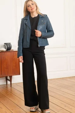 Blouson Femme Oakwood Boogie Bleu Fonce 533
