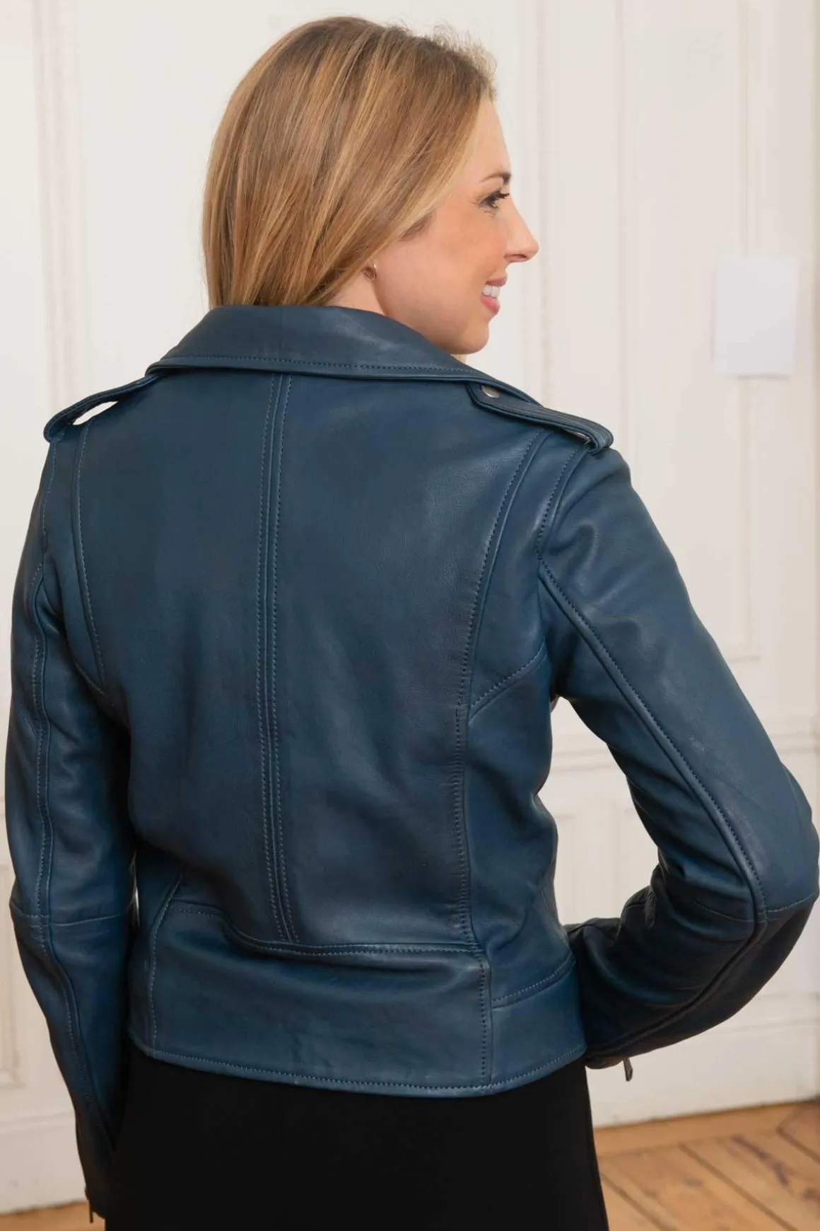Blouson Femme Oakwood Boogie Bleu Fonce 533