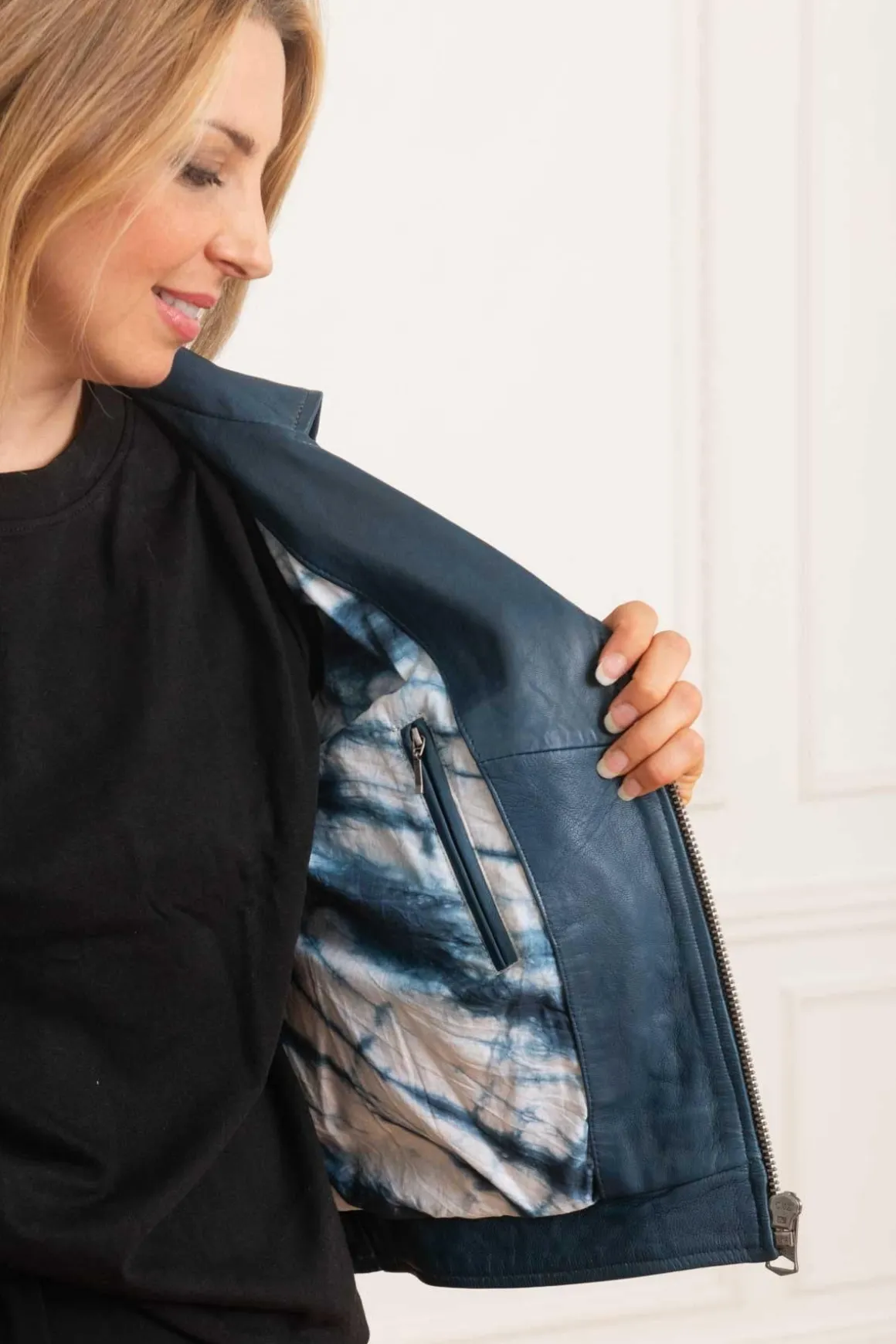 Blouson Femme Oakwood Boogie Bleu Fonce 533