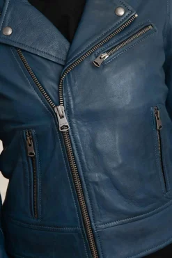 Blouson Femme Oakwood Boogie Bleu Fonce 533