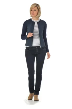 Blouson Femme Oakwood Camelia Perfo Bleu Marine 534