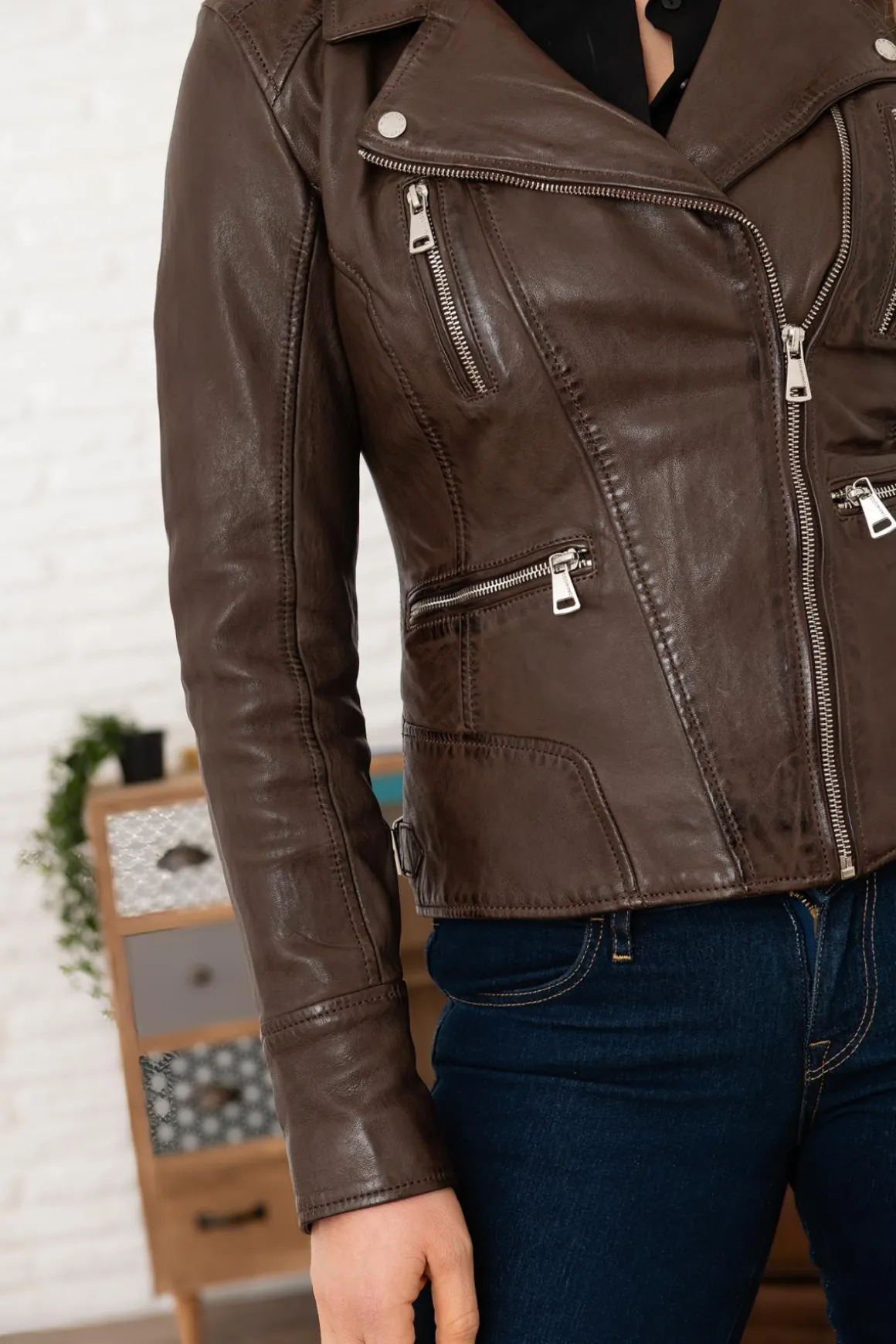 Blouson Femme Oakwood Camera Choco 505